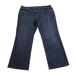 Cato Premium Jeans Plus Size 24W‎ Dark Wash Denim Bootcut